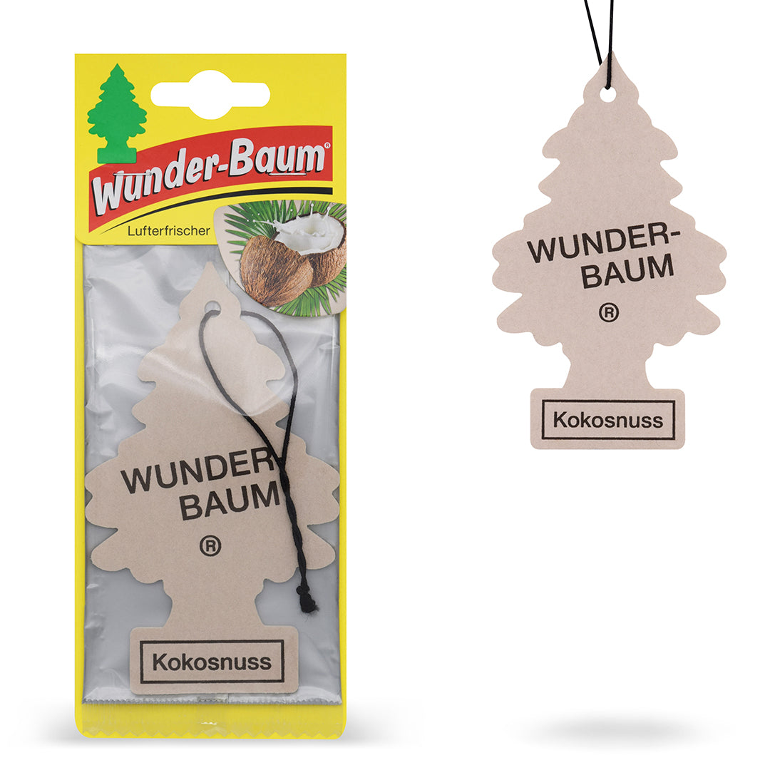 Wunderbaum Papierlufterfrischer - Kokosnuss