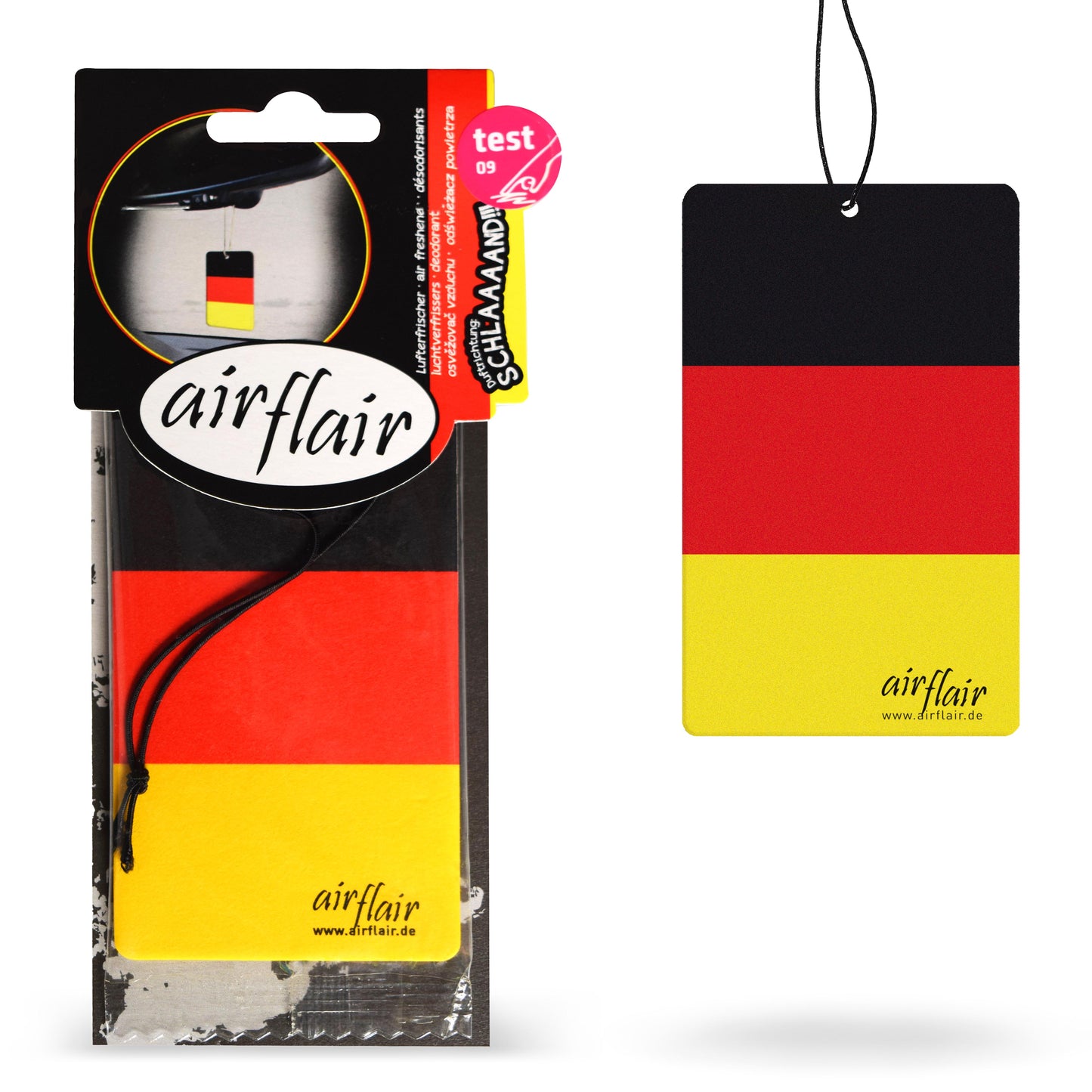 Flagge - Deutschland Papierlufterfrischer Cherry